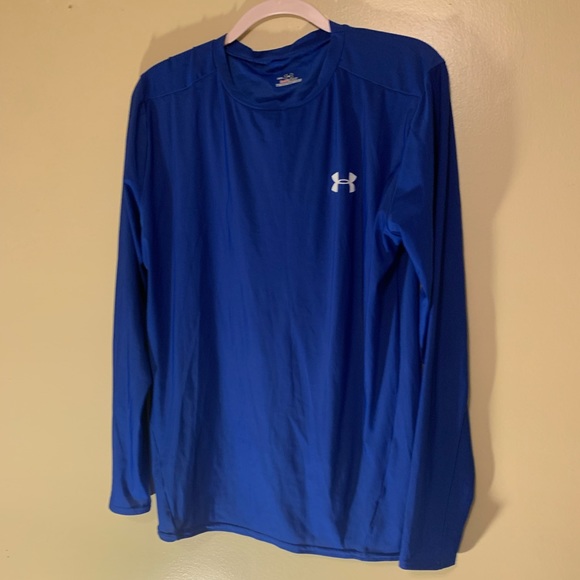 Under Armour Tops - Under Armour Women’s Royal Blue Long Sleeve Cold Gear Mock Neck Size XXL